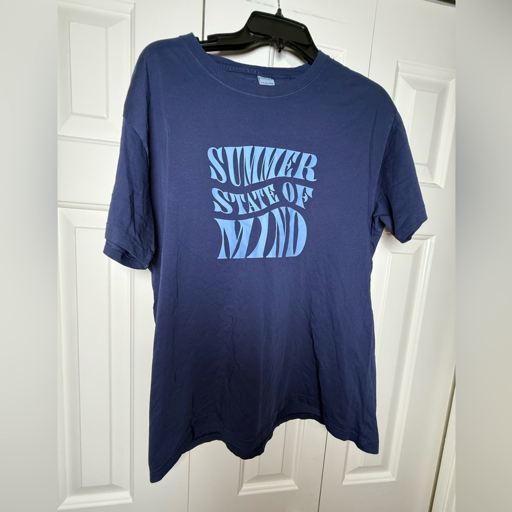 Victoria's Secret PINK "Summer State‎ of Mind" graphic campus tee